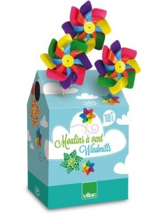MOULIN A VENT MULTICOLORE
