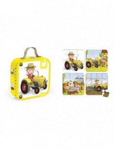 Puzzles le tracteur de peter