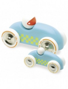 Mini rallye checkers turquoise 2