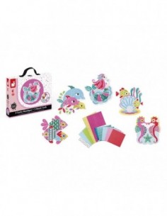 Cartes mosaïques ''féérie sous-marine''