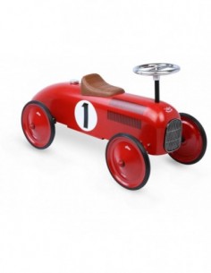 Porteur Voiture Vintage Rouge