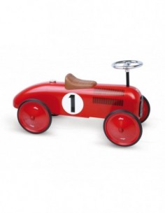 Porteur Voiture Vintage Rouge 2