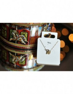 Collier Licorne 3 quarts doré Inoxydable - 7BIS 2