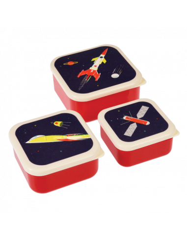 REX INTER SPACE AGE SNACK BOXES (SET...