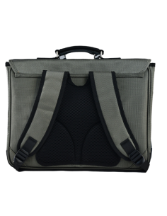 Grand cartable Loup Gris 2