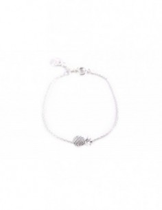 Bracelet Ananas Plat gravure