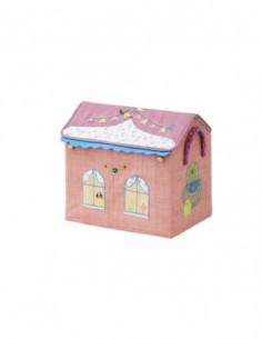 Petit coffre à jouets château de Princesse""