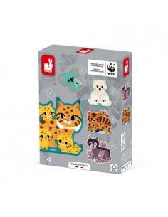 5 puzzles évolutifs animaux