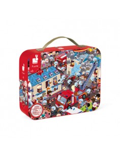 Puzzle d'observation Pompiers