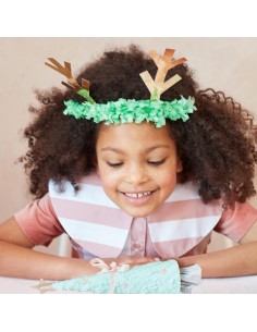 Set de 8 bandeaux rennes à...