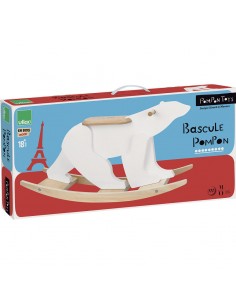 Bascule ours Pompon en bois... 2