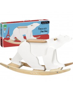 Bascule ours Pompon en bois...