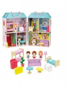 Maison de poupées en valise 2