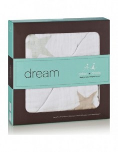 COUVERTURE DE REVE Super Star étoiles beiges Aden et Anais