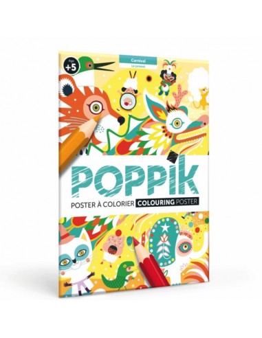 POPPIK Le Carnaval Poster à colorier...