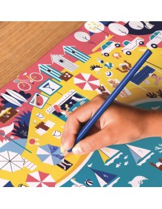 Bord de Mer Poster à colorier 2