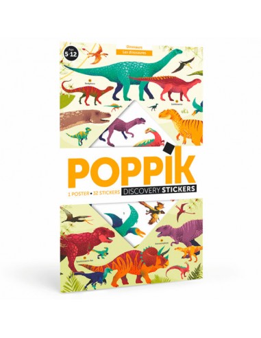 Poppik Dinosaures Poster pédagogique...