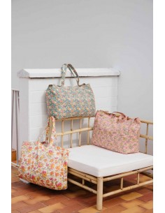 Cabas Beverly Rainbow Flowers 2