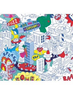 Poste a colorier superheros... 2