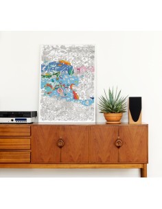 Poster à colorier Océan 2