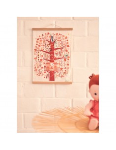 ABC Affiche murale forêt 2