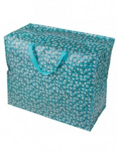 Sac de rangement motif Marguerite Daisy Bleu
