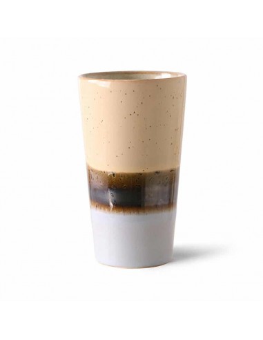 70s ceramics: latte mug, lake