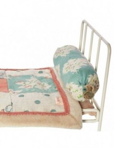 Lit métal et parure blanc-Mini 2