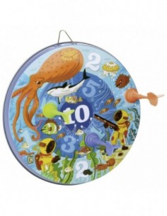 Cible et Fléchettes magnétiques Océan 2