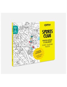 Poster géant à colorier Sport