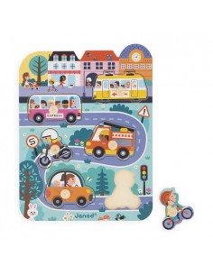 Janod Puzzle City 6 pièces...