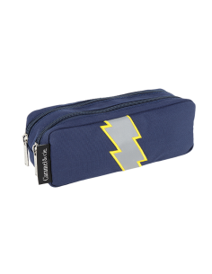 Trousse double Eclair marine
