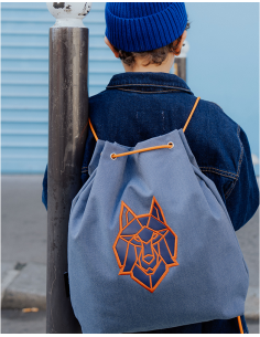 Sac de gymnastique Loup bleu 2