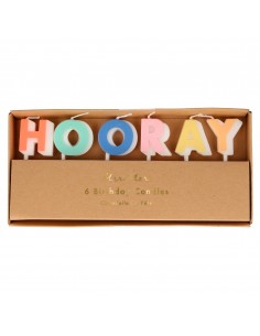 Meri Meri Bougies Hooray...
