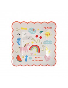 Petite assiette licorne