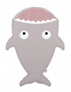 Sac Requin Gris intérieur Rose Nuage