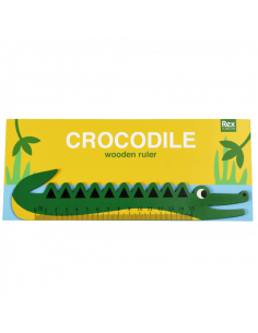 Regle en bois crocodile