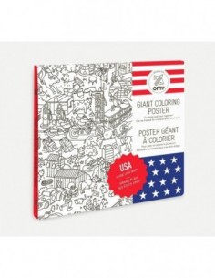 Poster à colorier USA