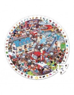 Puzzle rond Pompiers de l'extrême 2