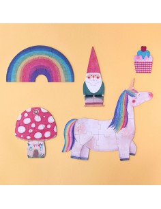Happy Birthday unicorn puzzle 2
