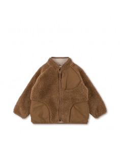 Teddy Cardigan- Tabacco Brown
