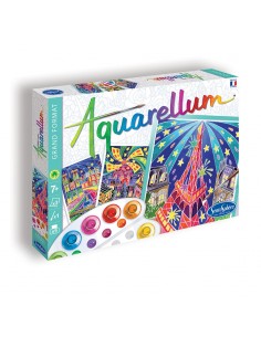 Paris By Night Aquarellum