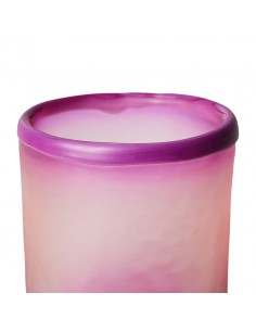 Photophore en verre, violet 2