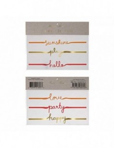 Tatoo message Love Party