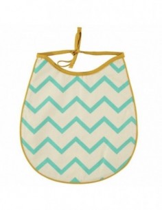 Bavoir Palermo Zig Zag Green