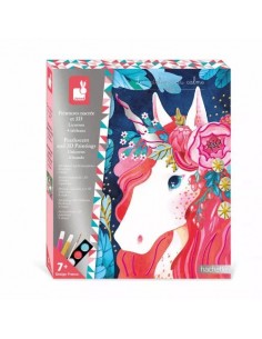 Peinture Nacrée et 3D Licorne