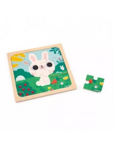 Puzzle Lapin Blanc 2