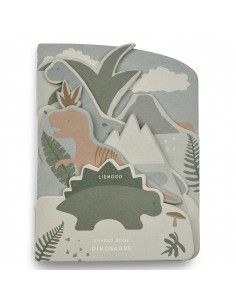 Livre bébé à formes Dino -...