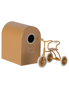 Maileg Abri à tricycle ocre...