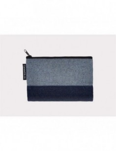 Grande Trousse bicolore Jean bleu/gris